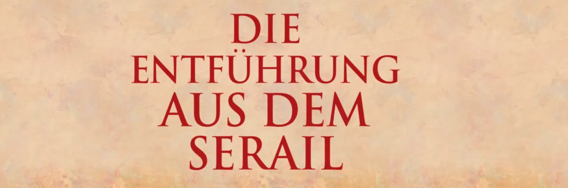 Die Entführung aus dem Serail