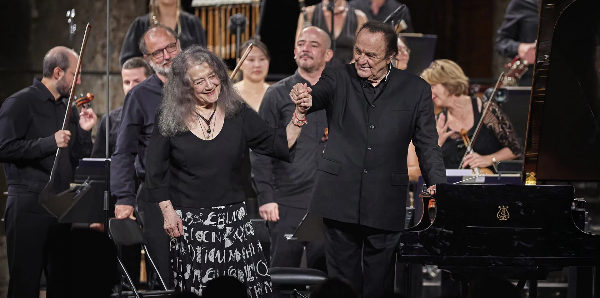 Charles Dutoit y Martha Argerich