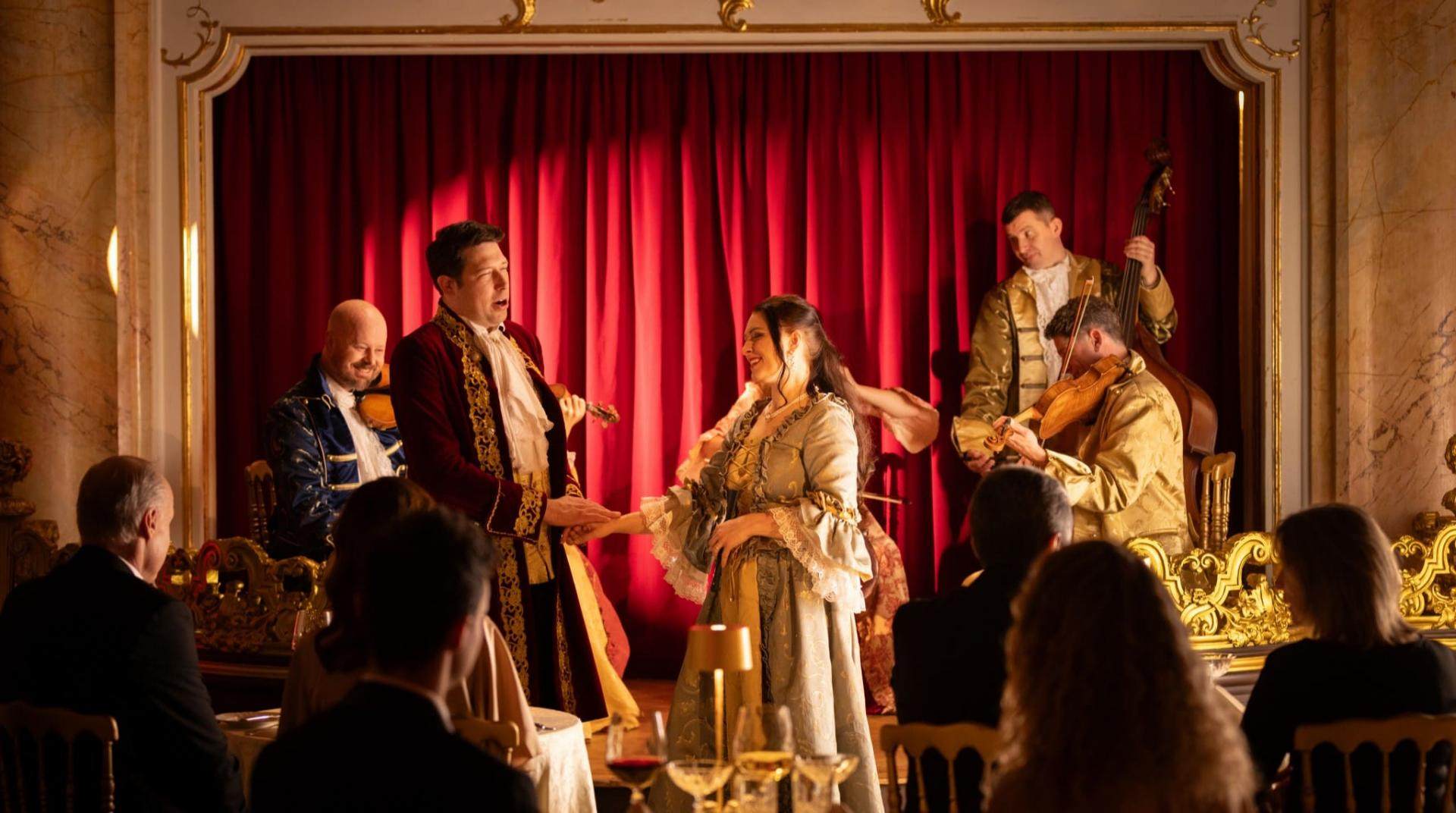 プラハでのモーツアルト・ディナー・コンサート