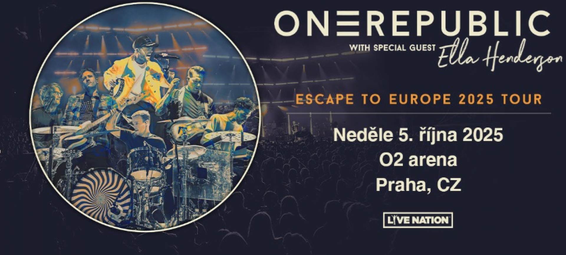 OneRepublic, Escape To Europe 2025