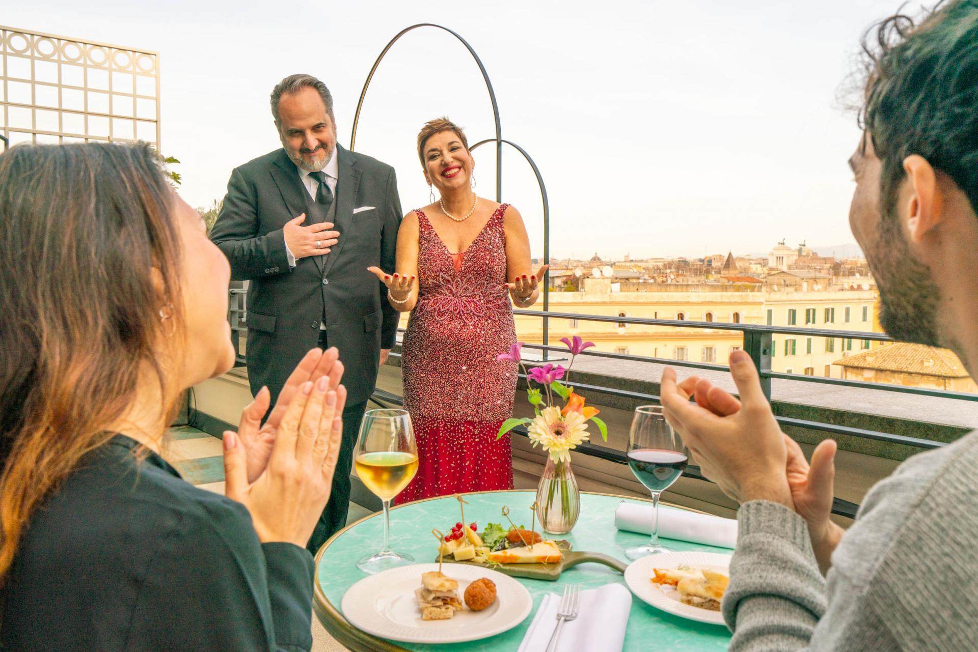 Trastevere Rooftop Opera and Aperitif