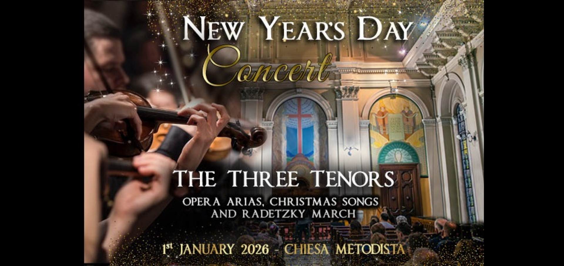 Concierto de Año Nuevo, Los Tres Tenores