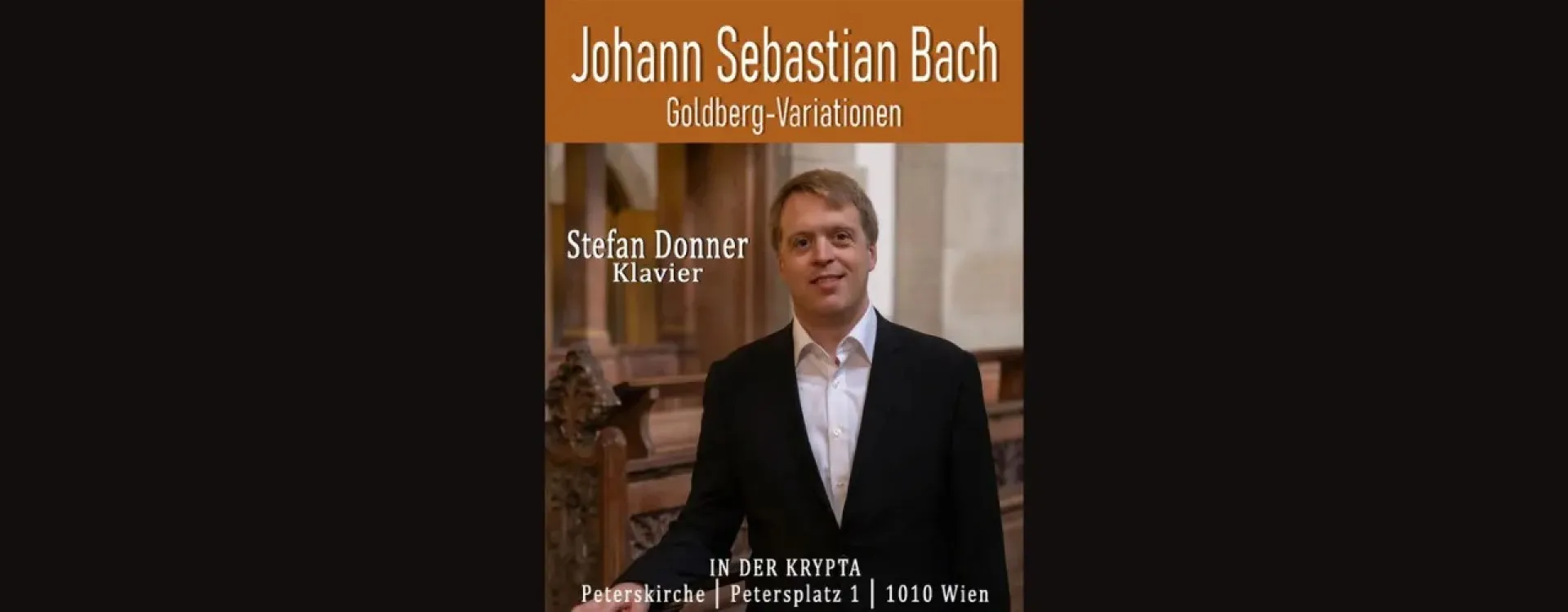 Johann Sebastian Bach, Goldberg Variations with Stefan Donner