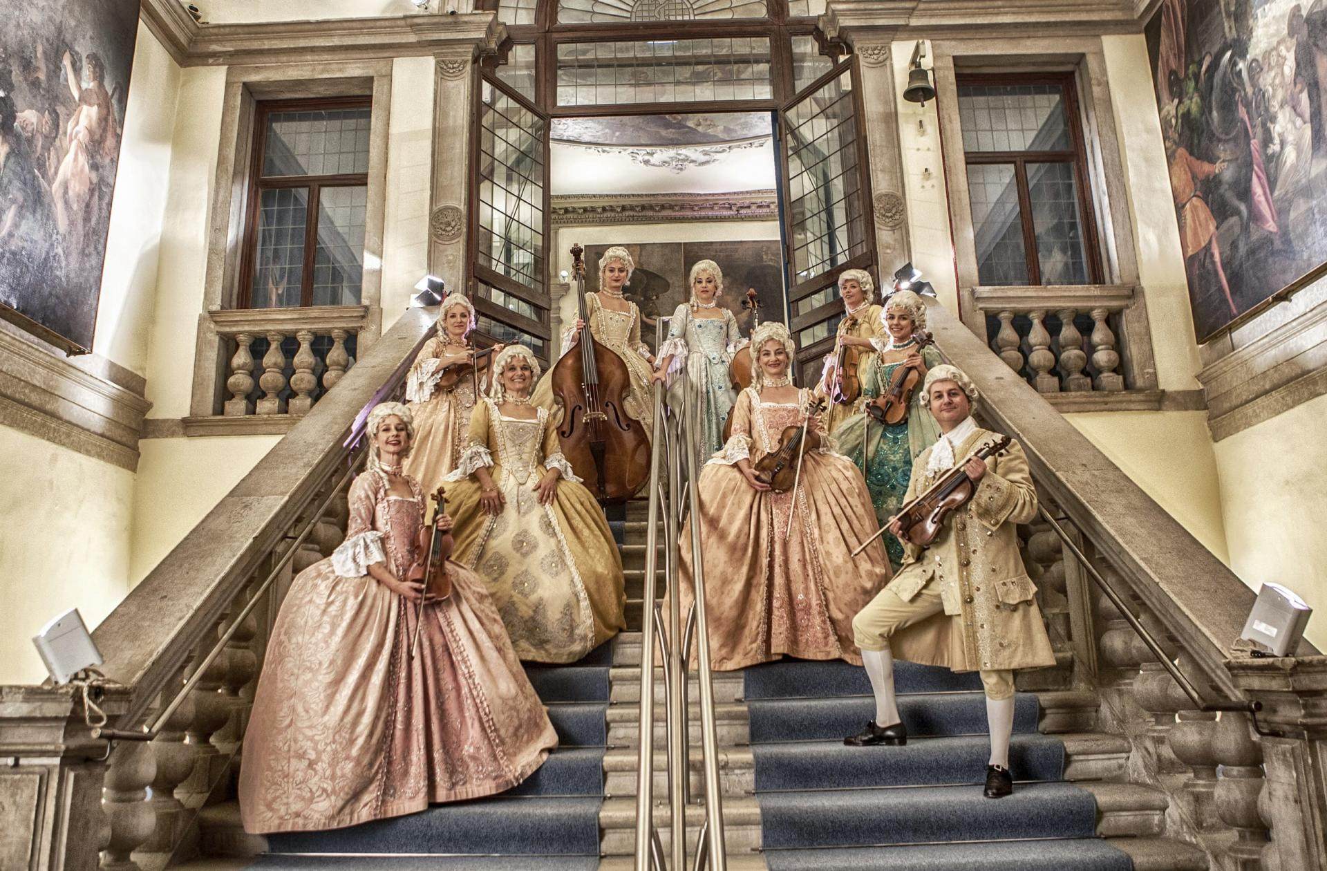 The Four Seasons by Antonio Vivaldi Venice Musicians in Baroque Costumes