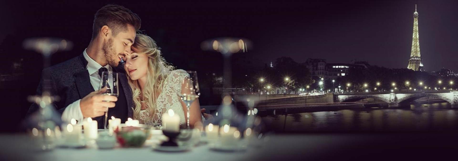 Diner croisière Saint Valentin à Paris