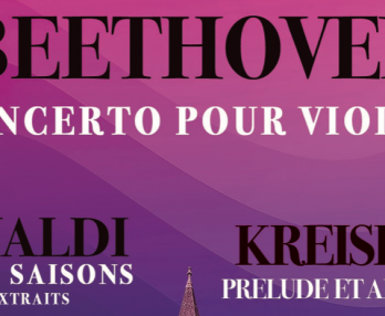 Vivaldi's 4 Seasons excerpts, Beethoven's Violin Concerto