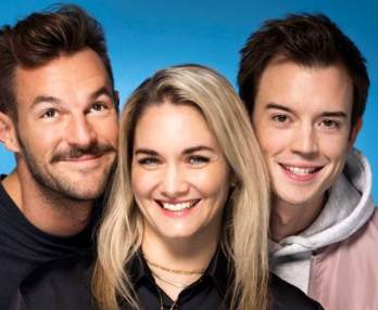 Paul Pizzera, Gabi Hiller and Philipp Hansa