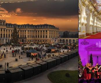 Mercado de Navidad, Visita al Palacio y Concierto – Palacio de Schönbrunn