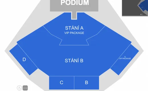 Prague Airport Concerts Map