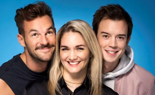 Paul Pizzera, Gabi Hiller and Philipp Hansa