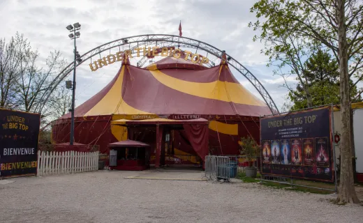 Bajo la carpa de París