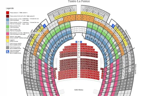 Teatro La Fenice Sitzplan