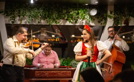 Espectáculo de Bebidas y Folclore