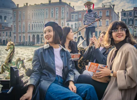 Giro in gondola condiviso nella città lagunare