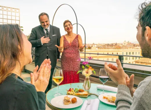 Opéra et Apéritif sur le Rooftop de Trastevere