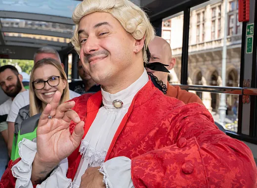 Mozart On Tour, концерт живой музыки в экскурсионном автобусе Вены