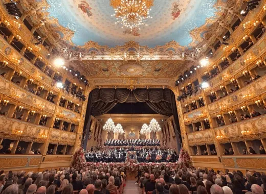 Neujahrskonzert Venedig Theater La Fenice Oper Venedig