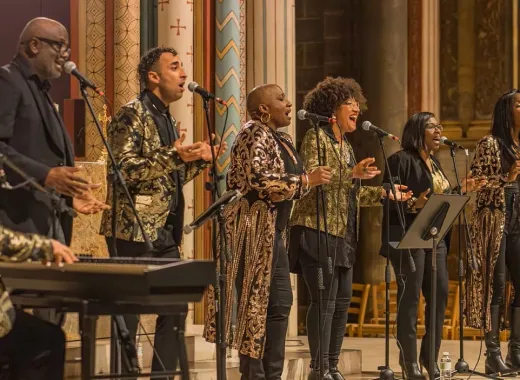 Concerto gospel di Helios nella chiesa di Saint Sulpice