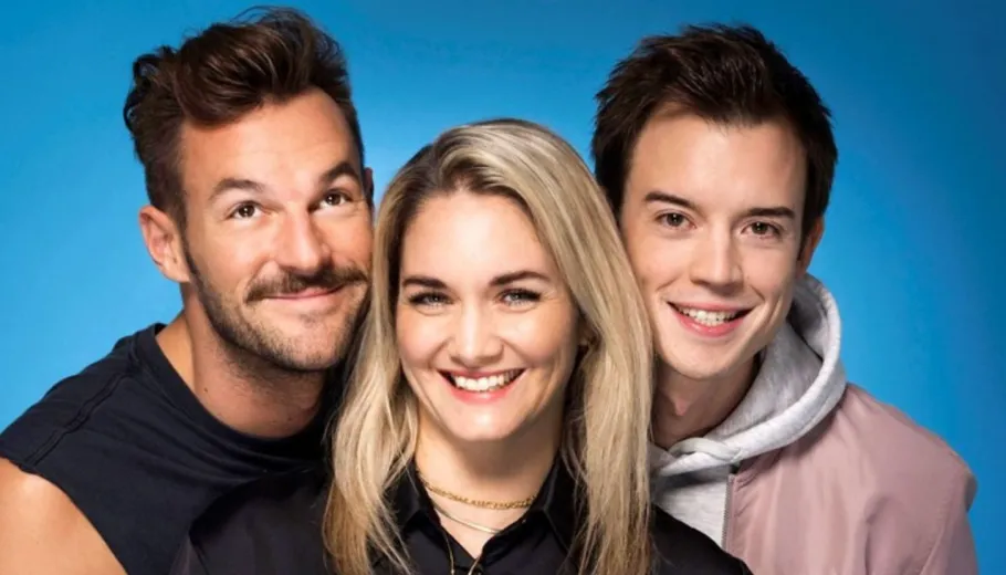 Paul Pizzera, Gabi Hiller und Philipp Hansa