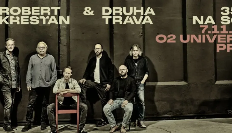 Robert Křesťan y Druhá tráva, 35 años en el escenario